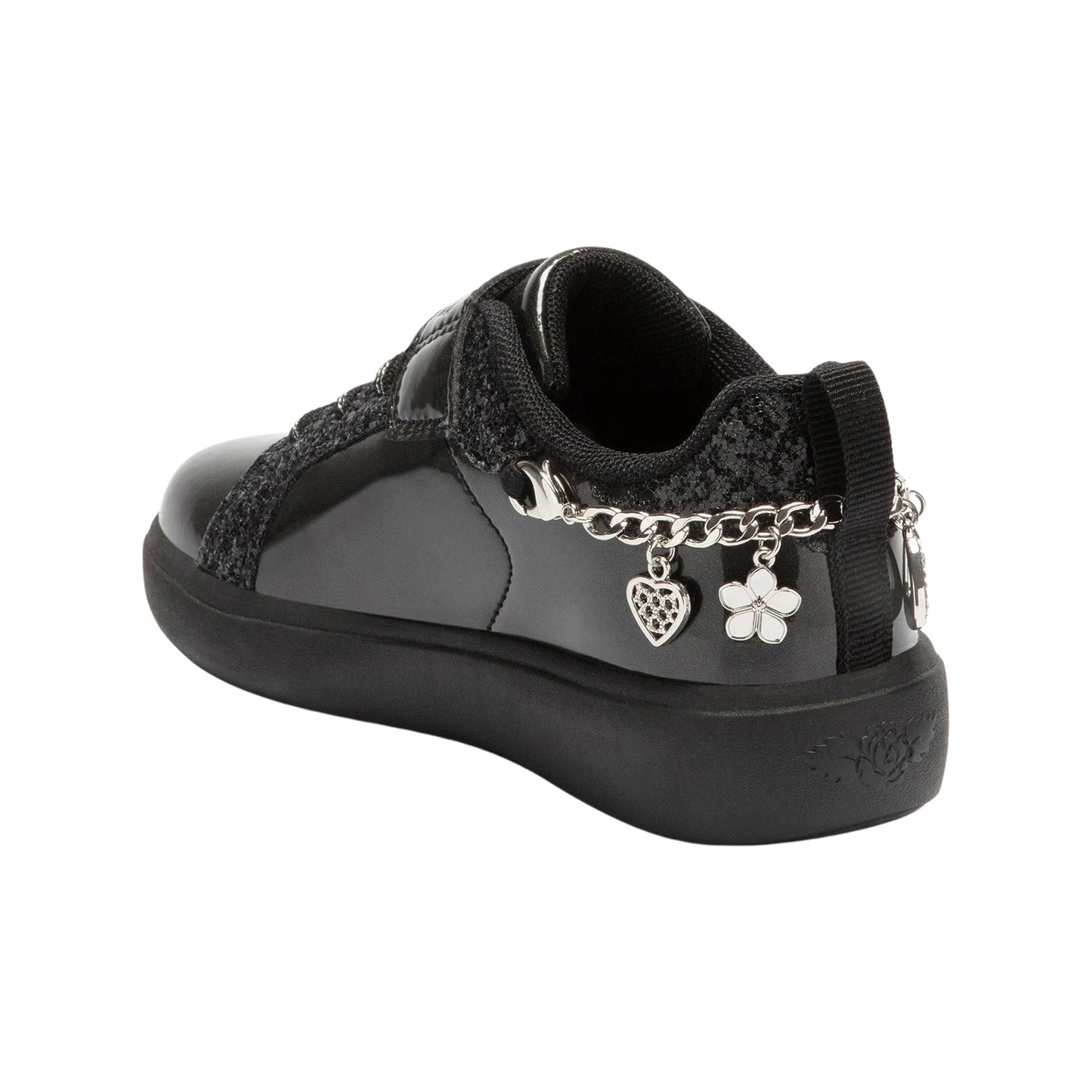 Lelli Kelly LK3800 (AB01) Gioiello Black Shiny Charm Bracelet Trainers Shoes