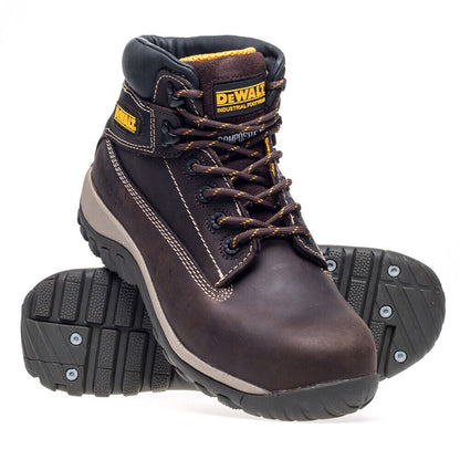 Dewalt Hammer Brown Composite Toe Safety Work Boots