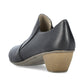 Rieker Womens 41751-01 Black Leather Lightweight Slip On Shoes