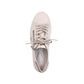 Remonte D0903-61 Beige Nude Lace/Side Zip Leather Casual Trainers Shoes