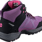 Hi-tec Ladies V-Lite Psych WP Violet/Black/Light Grey Waterproof Hiking Boots