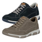 Rieker 15900 Mens Size Zip Casual Trainer Shoes Blue Brown