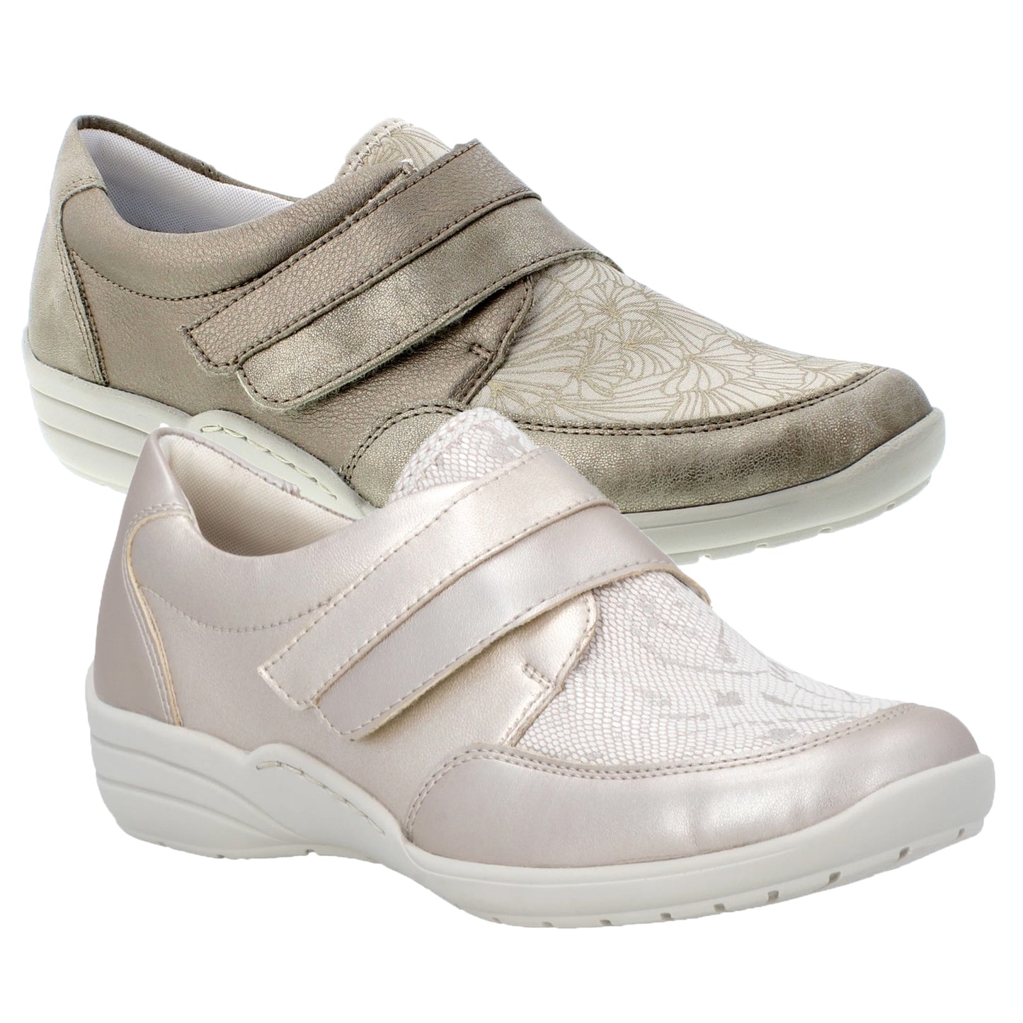 Remonte R7600-93 Metallic Leather Comfort Shoes