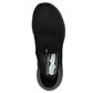 Skechers Ladies Ultra Flex 3.0 Smooth Step Black Slip In Vegan Shoes
