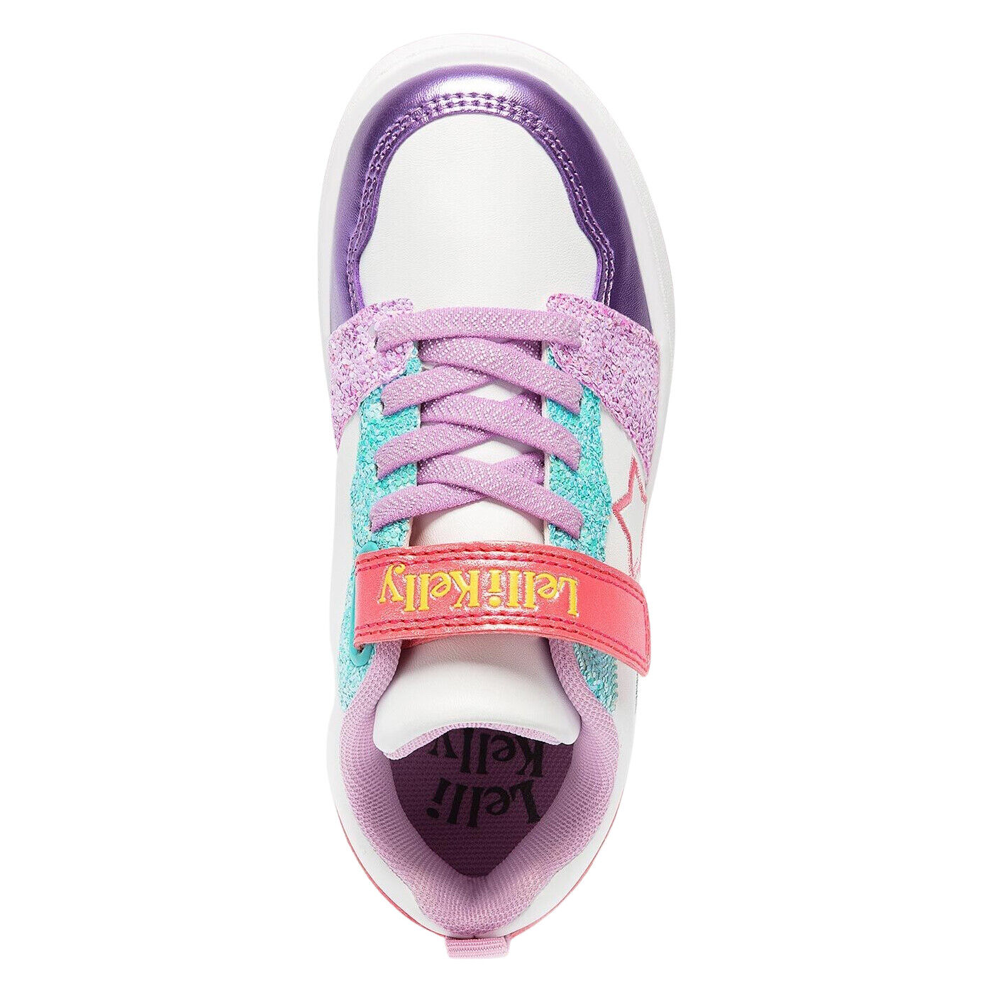 Lelli Kelly LK2015 (XX20) Daisy White Multi Elastic Trainers