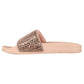 Skechers Ladies Pop Ups New Spark Rose Gold Vegan Slider Sandals 119320/RSGD