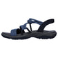 Skechers Navy Ladies Reggae Slim Skech Appeal Strap Slip On Sandals 41180/NVY