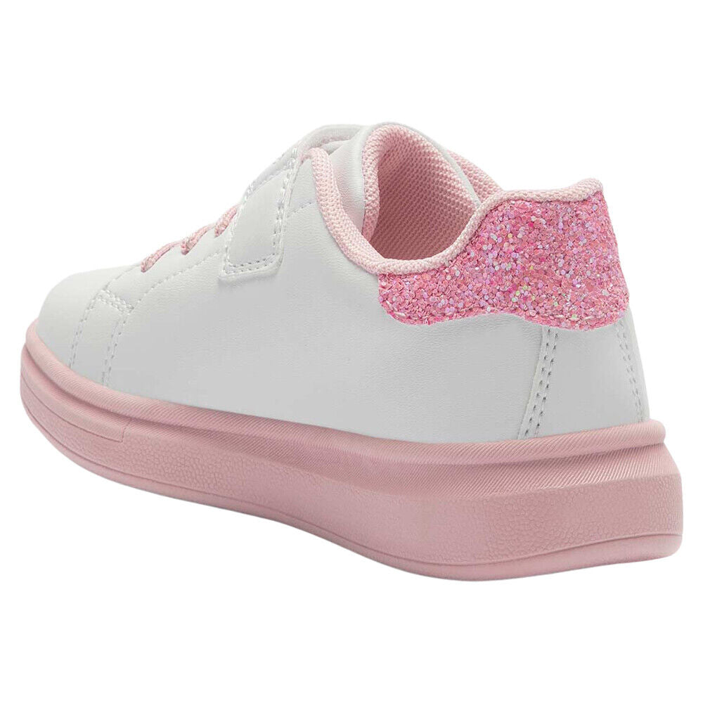 Lelli Kelly LK4826 (AA52) Mille Stelle Bianco/Rosa Interchangeable Tutu Trainer