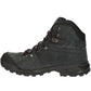 Hi-Tec Mens Ortler Mid Waterproof Dark Charcoal Leather Walking Boots