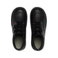 Boys Girls Kids Kickers Kick Hi Black Leather Lace School Shoes Boots KF0000409