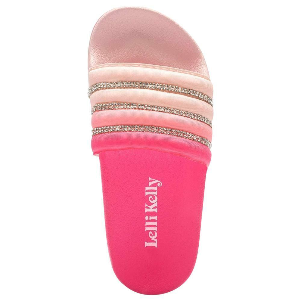 Lelli Kelly LK2085 (AN01) Rach Fuxia Pink Diamante Slider Sandals