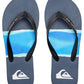 Quiksilver Molokai Airbrushed Navy Flip Flops Beach Sandals