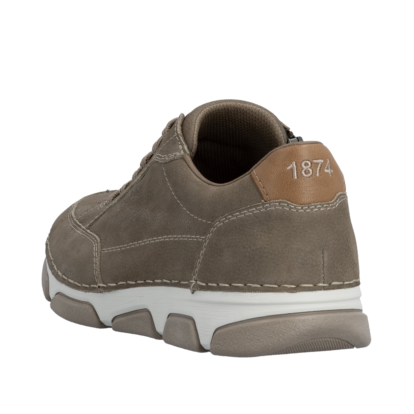 Rieker 15900 Mens Size Zip Casual Trainer Shoes Blue Brown