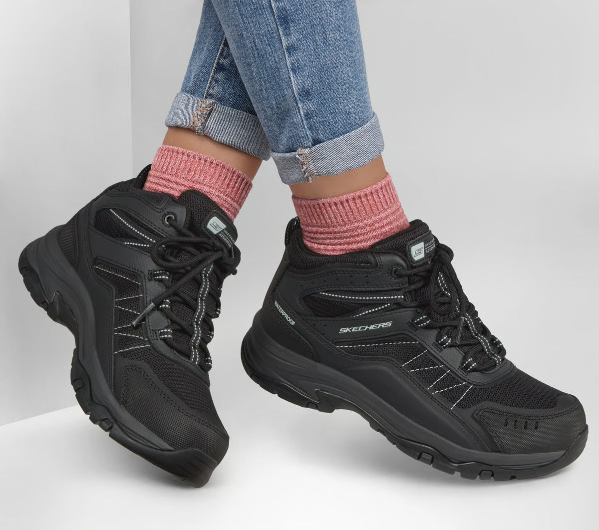 Skechers Women's Waterproof Boots Relaxed Fit: Trego - Ashaway 180336