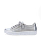 Remonte D5826-90 Silver Lace or Side Zip Leather Casual Shoes