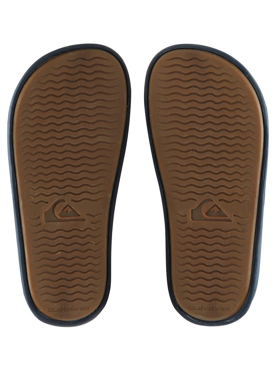Quiksilver Rivi Wordmark Navy Slip On Slider Sandals