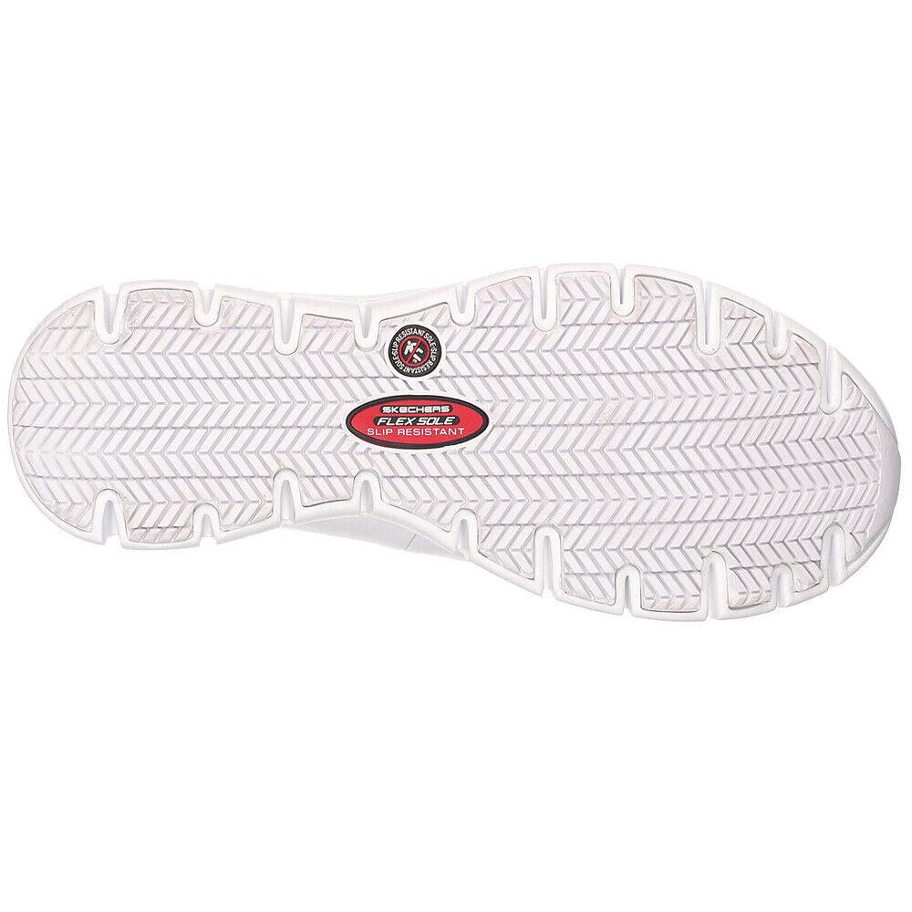 Skechers slip resistant on sale white