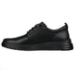 Skechers Mens Proven Mursett Black Leather Easy On Memory Foam Shoes