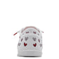 Skechers Ladies Bobs B Cute Love Brigade White Red Pink Heart Canvas 113951/WRPK