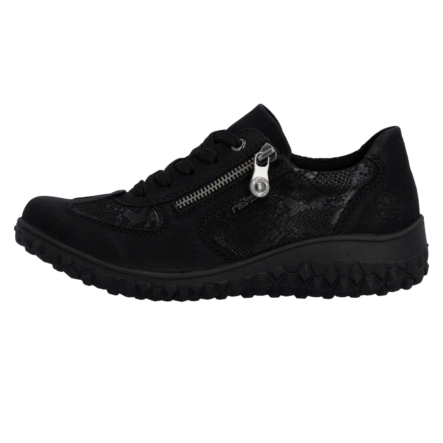 Rieker Women's Casual Shoe - Silver/Platinum | 59501