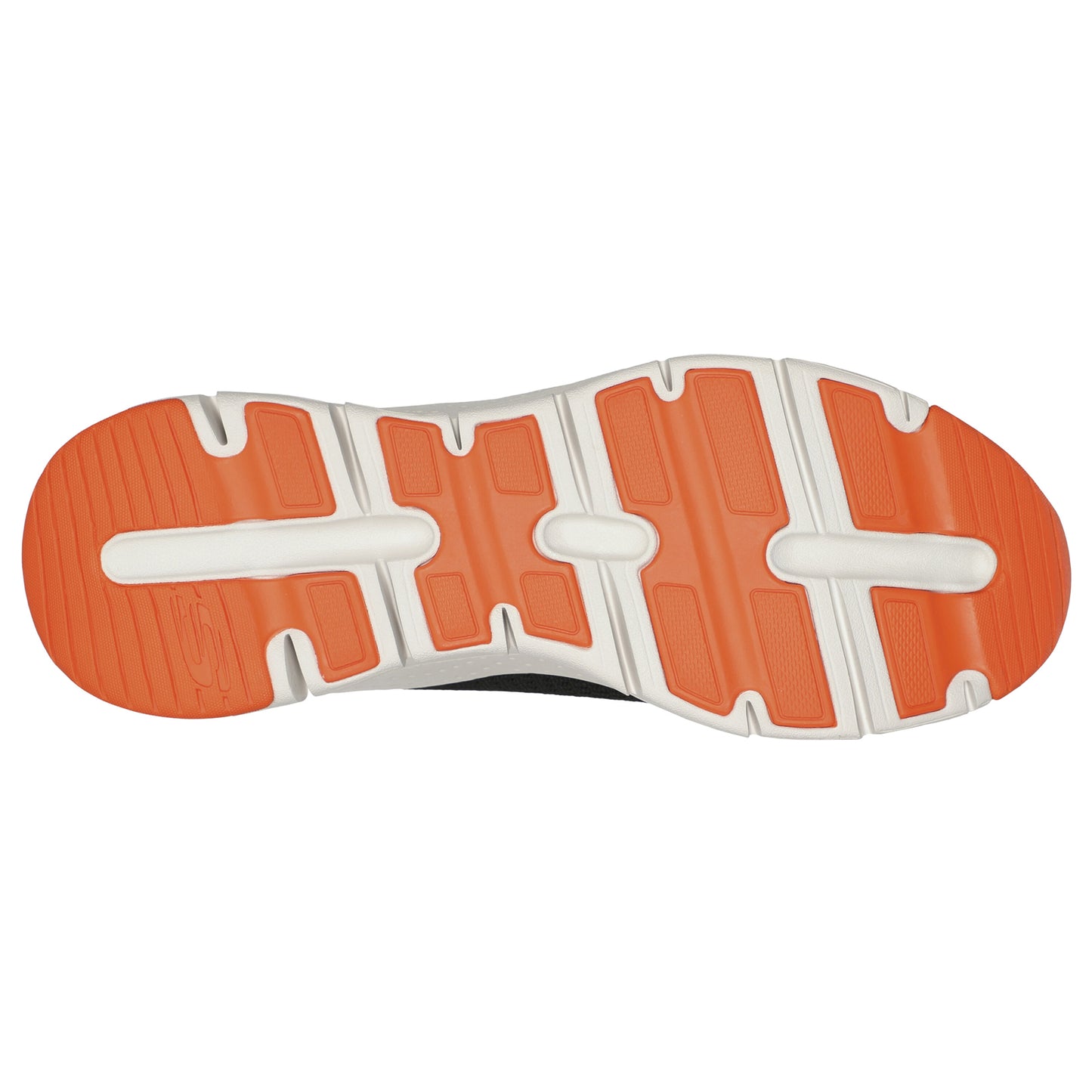 Skechers Mens Arch Fit Takar Back Orange Mesh Lightweight Vegan Shoes