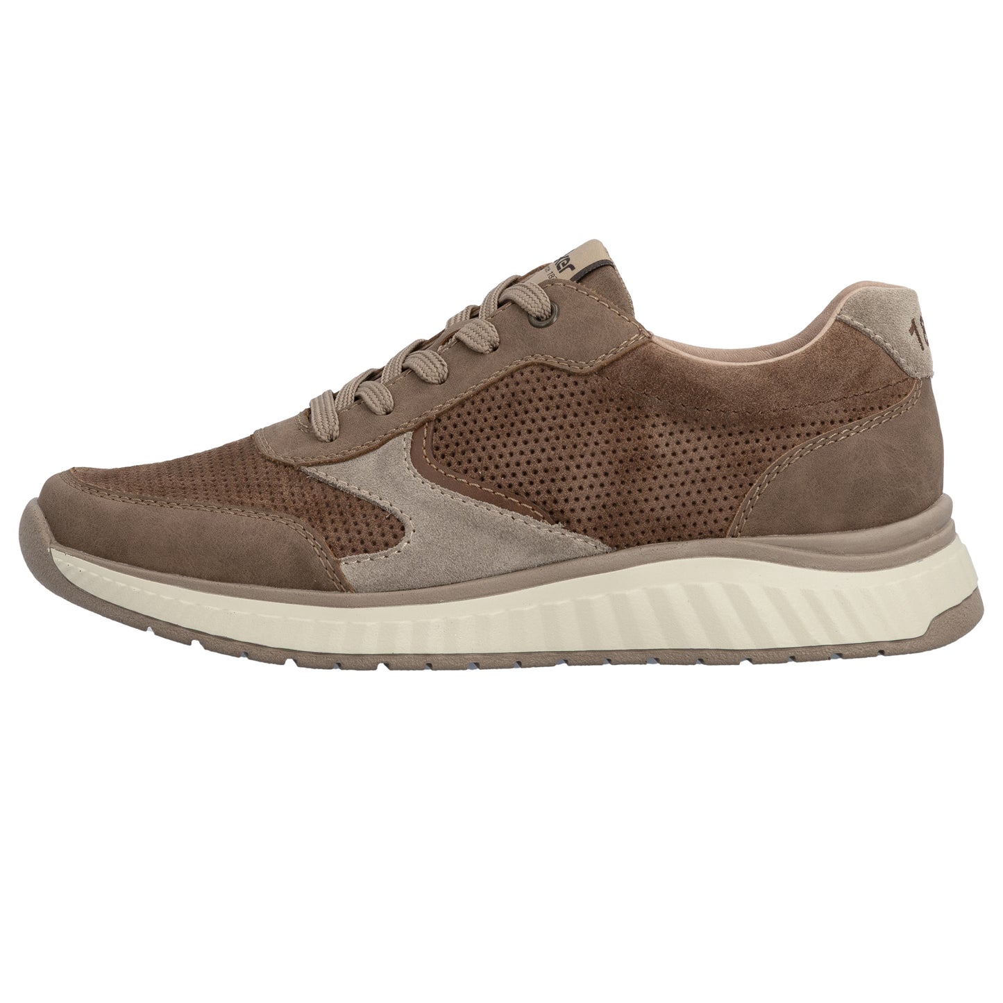 Rieker Mens Casual Trainers Shoes Blue Brown B0606