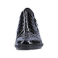 Rieker 57173-03 Black Croc Patent Trouser Shoes