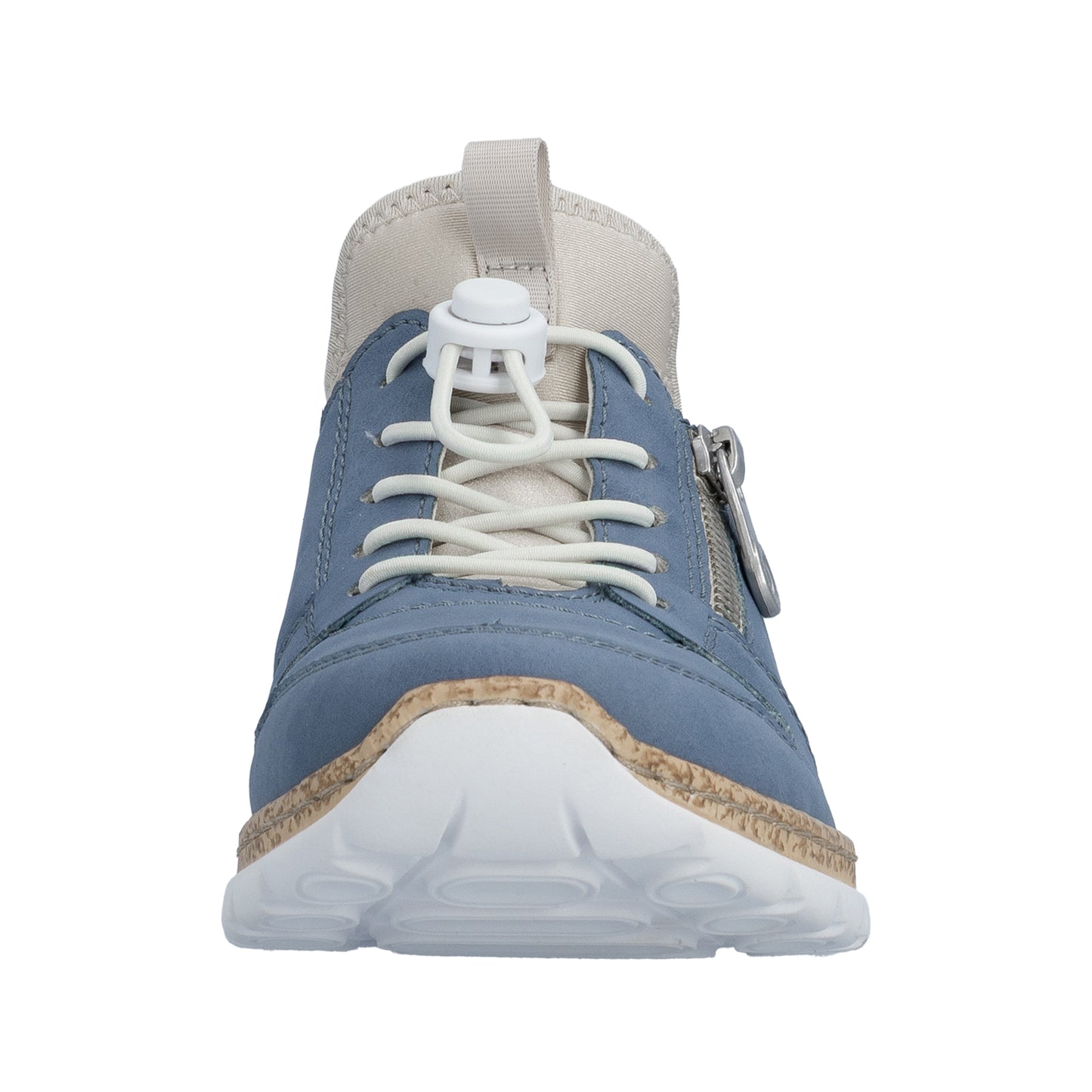 Womens Rieker Green Blue Elasticated Shoes N42G0