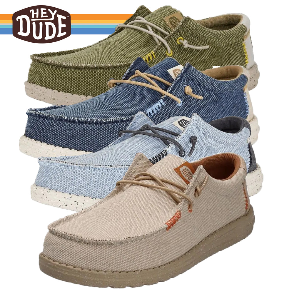 Hey Dude Mens Wally Coastline Jute Shoes