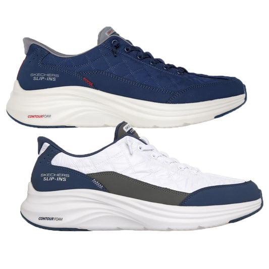 Skechers Mens Trainers Slip-ins: Contour Foam - Cozy Fit 232619