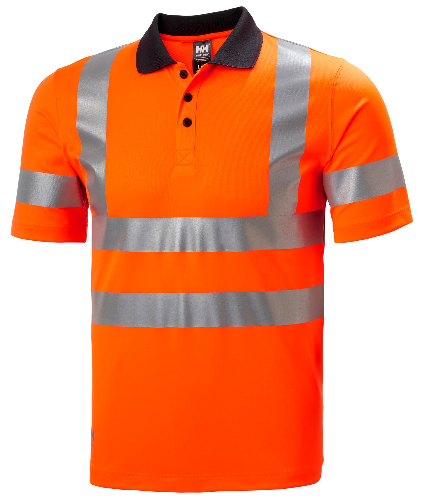 Helly Hansen Orange Yellow 79091 Mens Addvis Polo