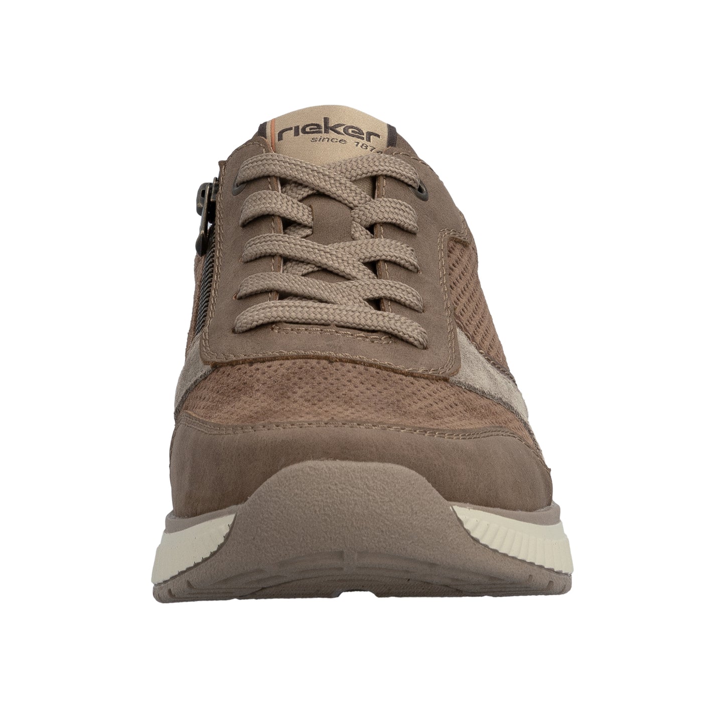 Rieker Mens Casual Trainers Shoes Blue Brown B0606