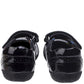 Girls Infants Hush Puppies Rina Black Patent Adjustable Strap Mary Jane School Shoes