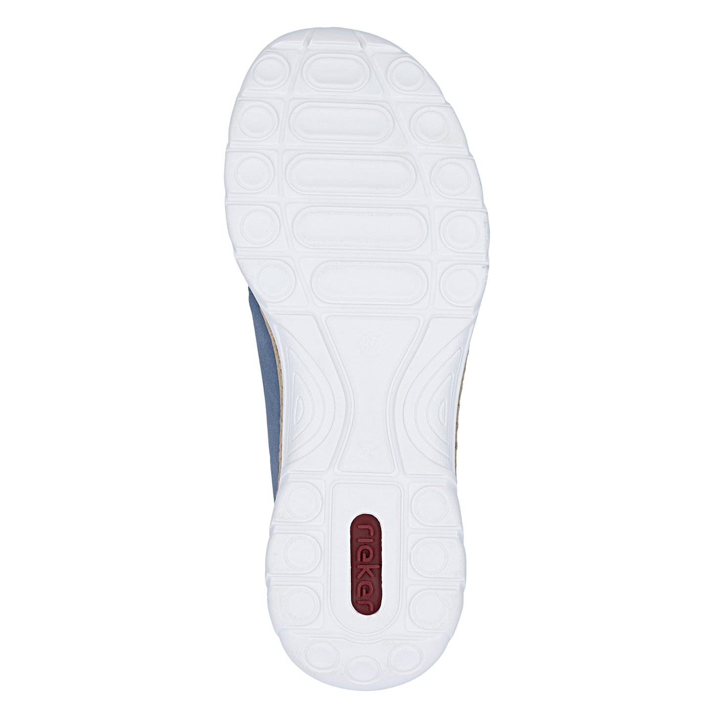 Womens Rieker Green Blue Elasticated Shoes N42G0