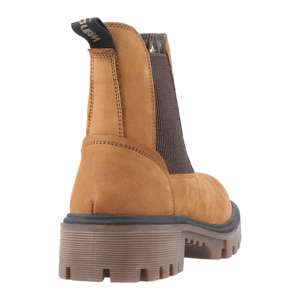Wrangler Womens Boots Seattle Chelsea Nubuck Nut WL22508A