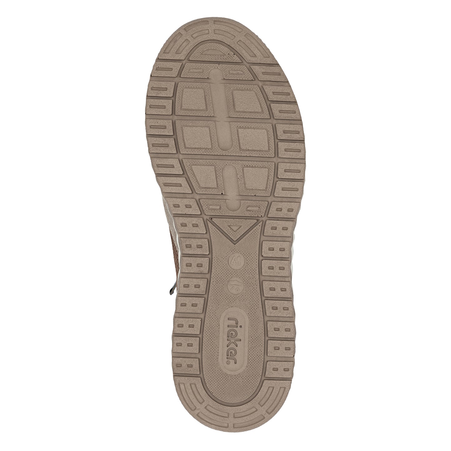Rieker Mens Casual Trainers Shoes Blue Brown B0606