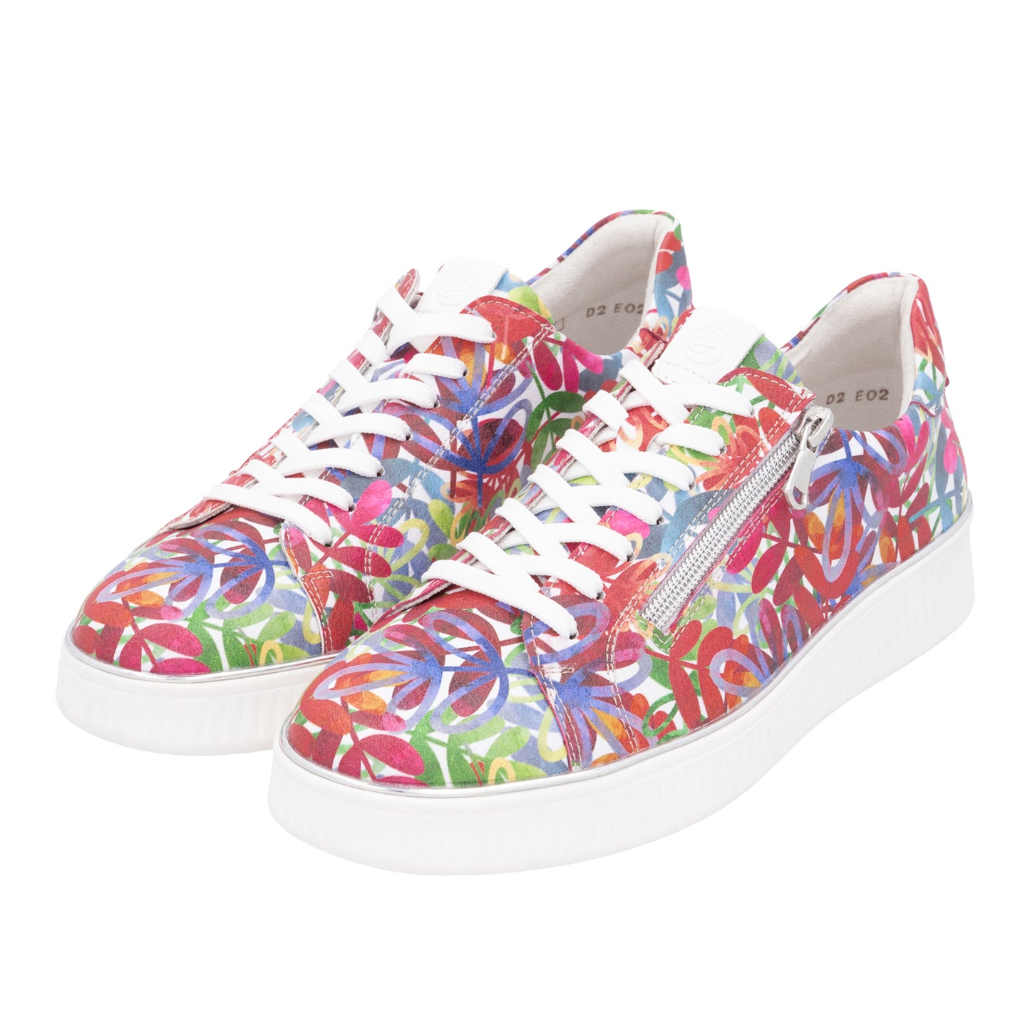 Womens Remonte Wide Fit Floral Shoes D2E02-90