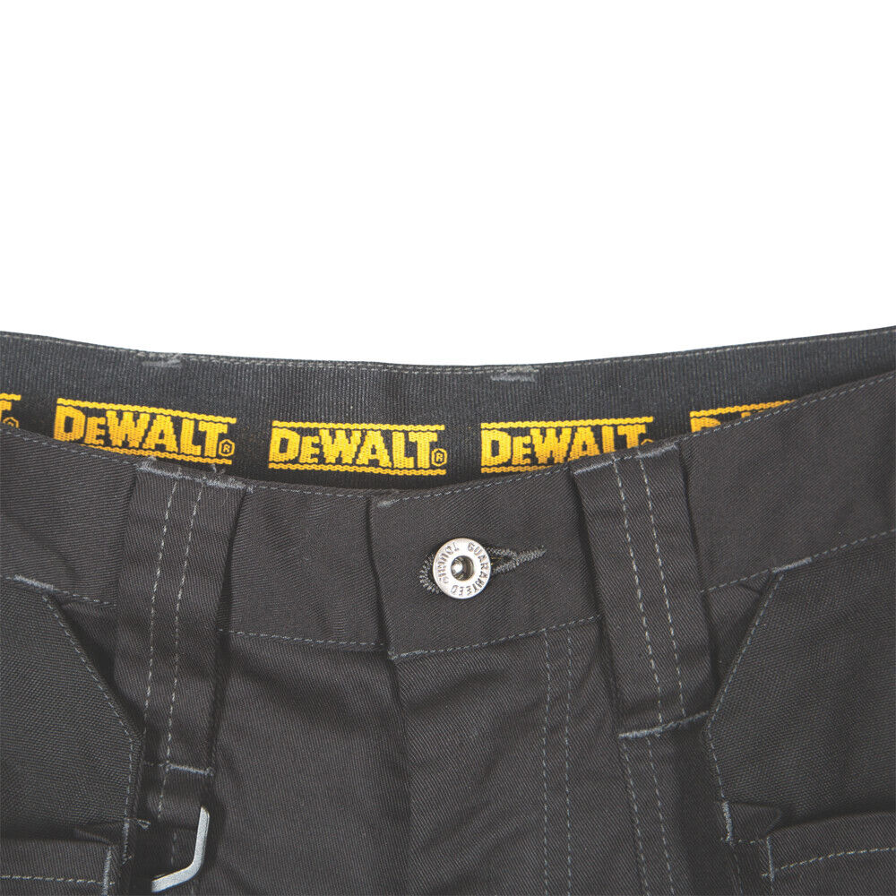 Dewalt Harrison Pro Stretch Fit Trousers Black/Grey -4 Way Worker Plus  trade | eBay