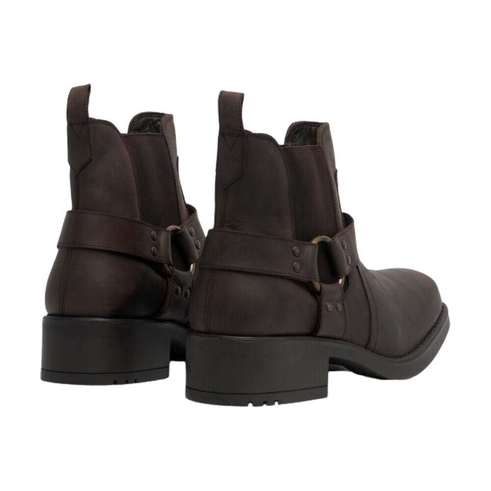 Gringo's Harley Brown Waxy Leather Cowboy Boots M486B