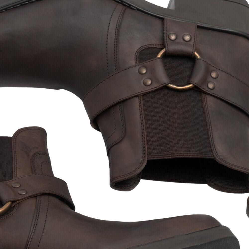 Gringo's Harley Brown Waxy Leather Cowboy Boots M486B
