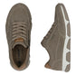 Rieker 15900 Mens Size Zip Casual Trainer Shoes Blue Brown