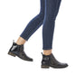 Rieker Z4965-90 Warm Lined Chelsea Black Boots