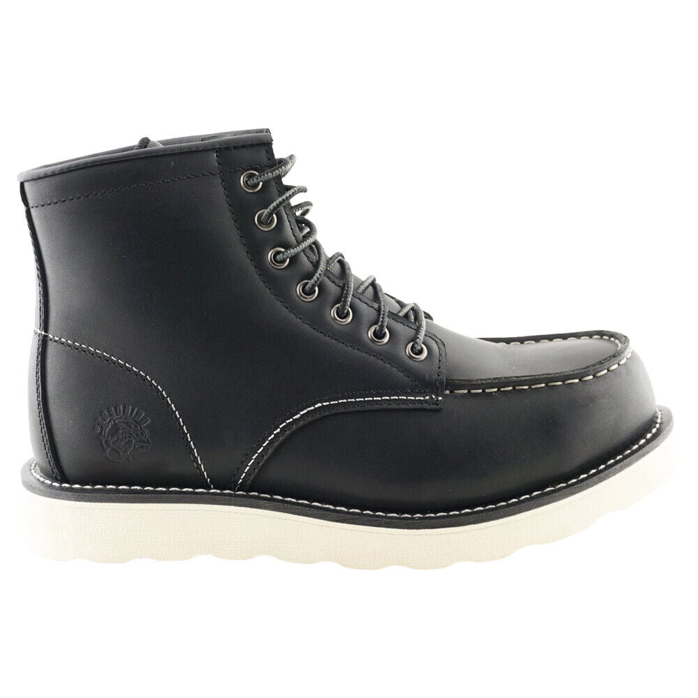 Grinders Herald CS Mens Classic 14 Eyelet Goodyear Steel Toe Boots - ShoeStation Direct