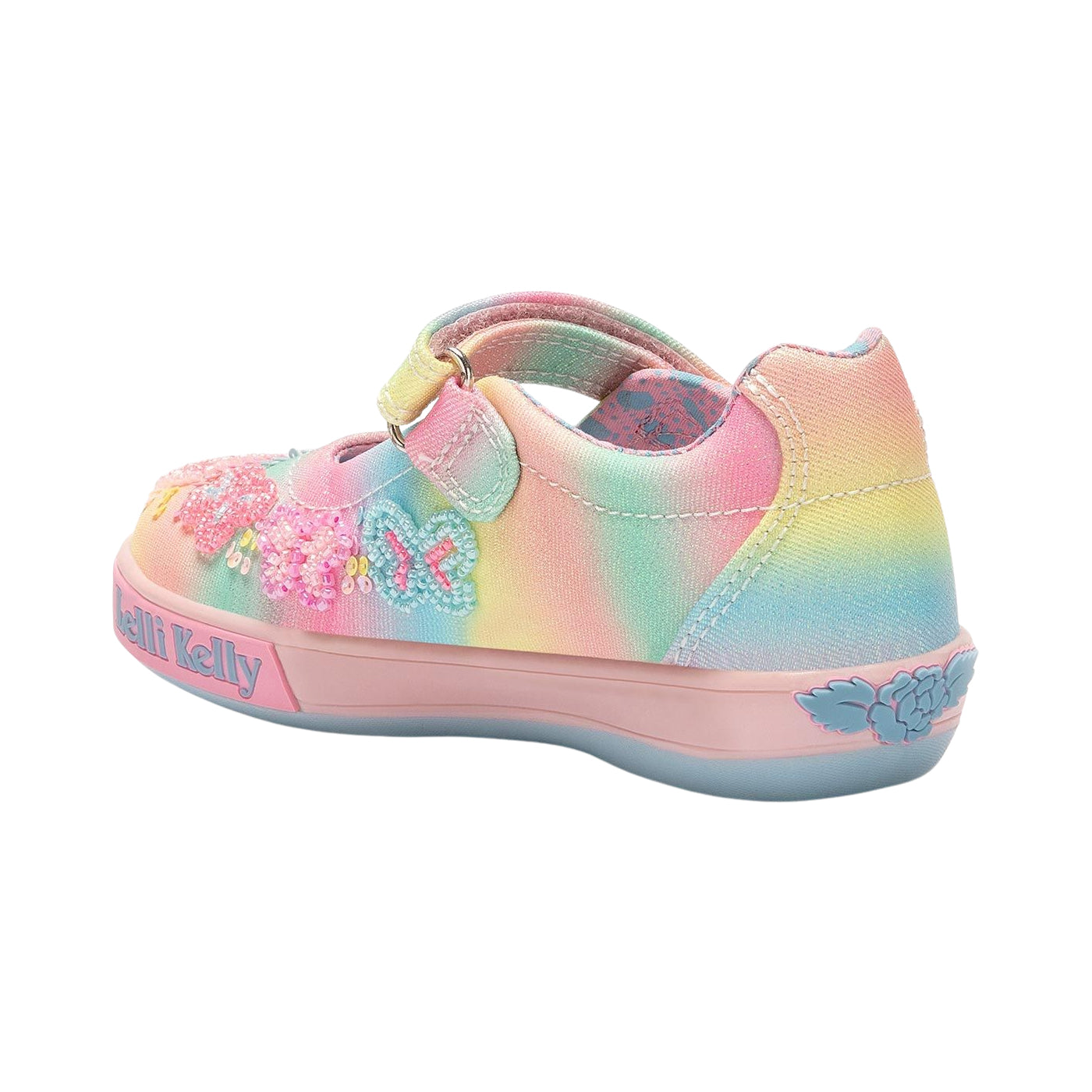 Lelli Kelly LK3470 (BX02) Myla Multi Beaded Canvas Dolly Shoes