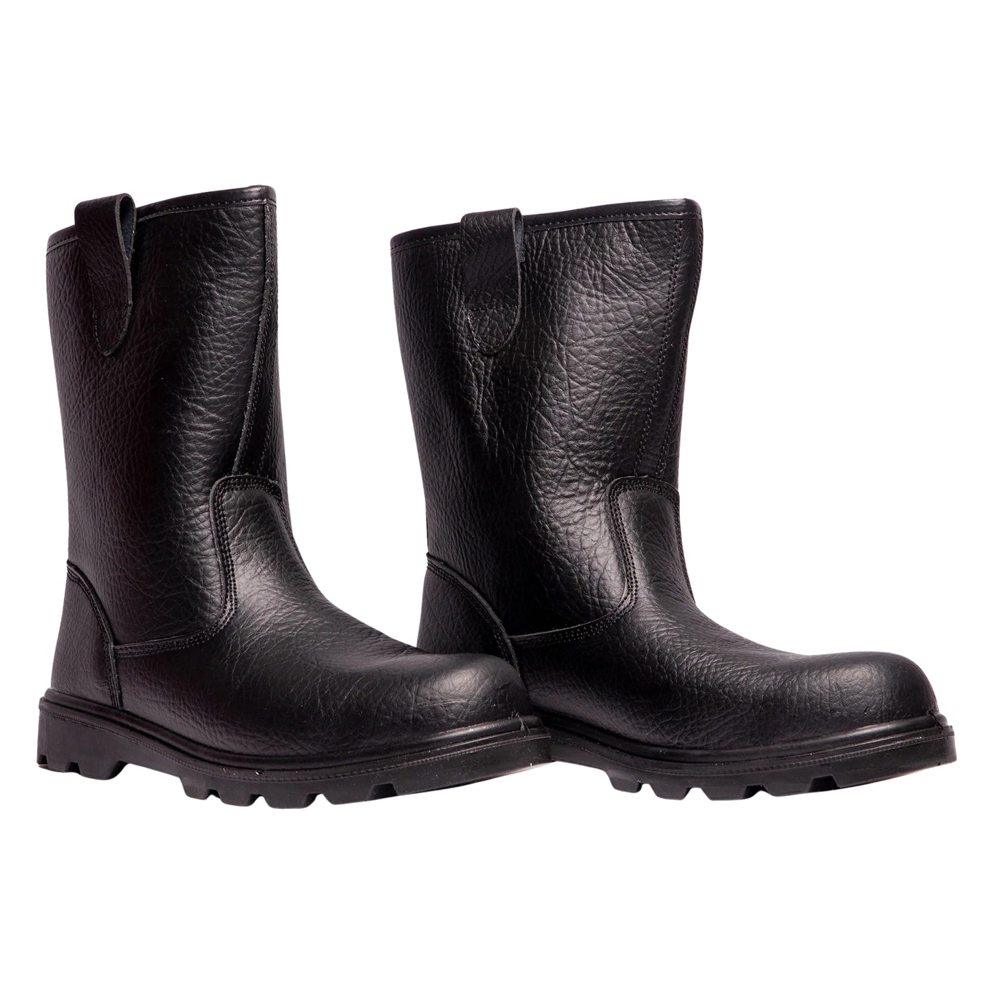 Grafters Steel Toe Safety Rigger Boots Black Tan M021