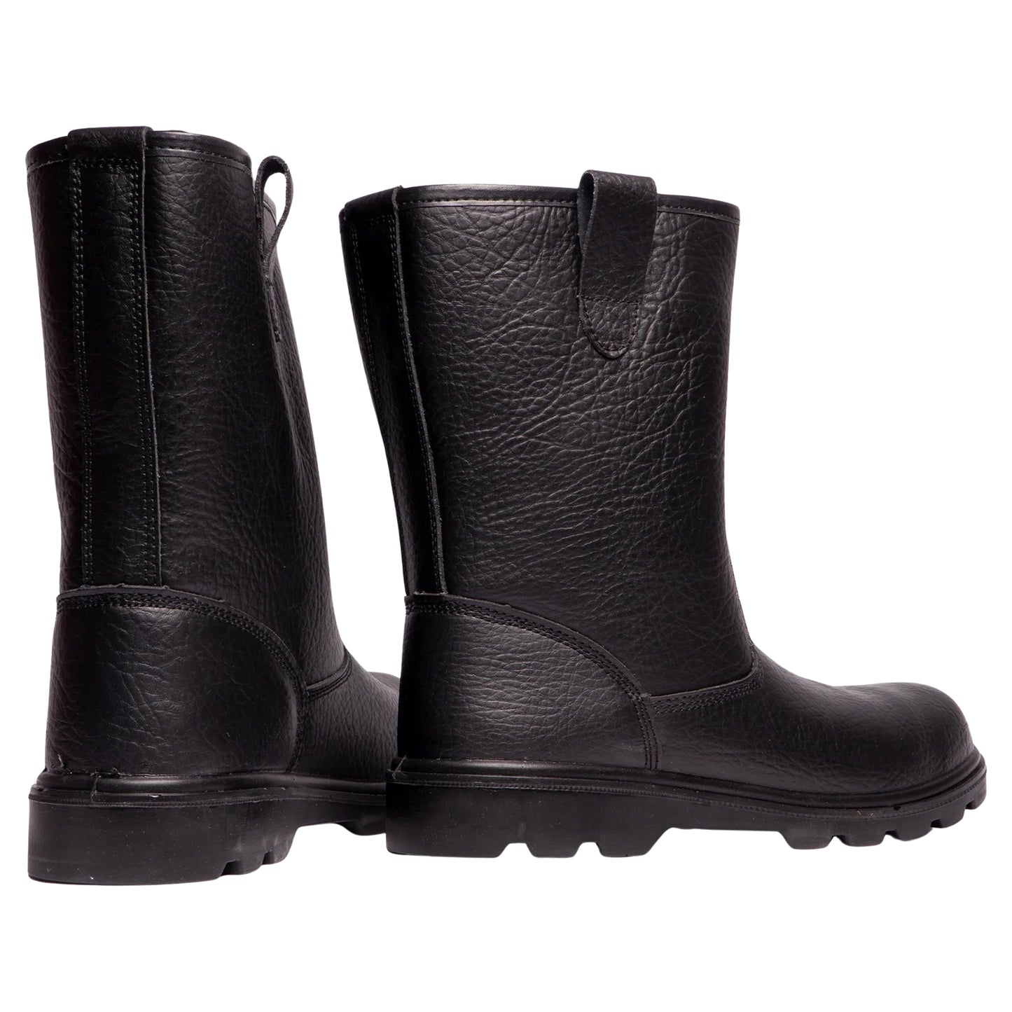 Grafters Steel Toe Safety Rigger Boots Black Tan M021