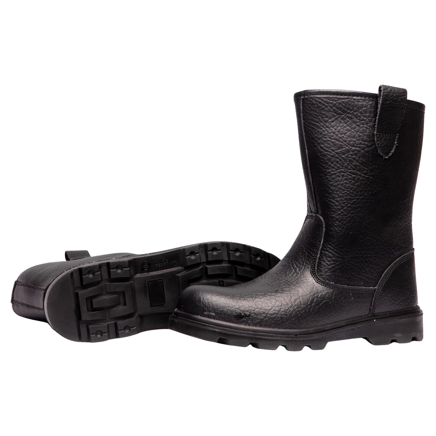 Grafters Steel Toe Safety Rigger Boots Black Tan M021