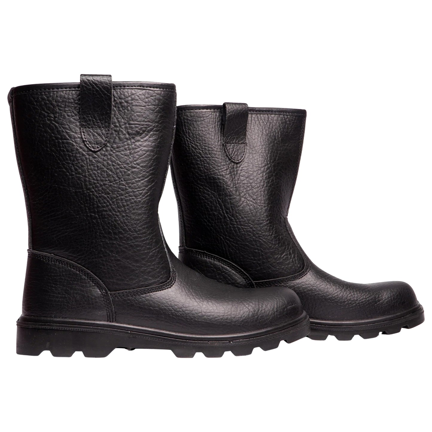 Grafters Steel Toe Safety Rigger Boots Black Tan M021