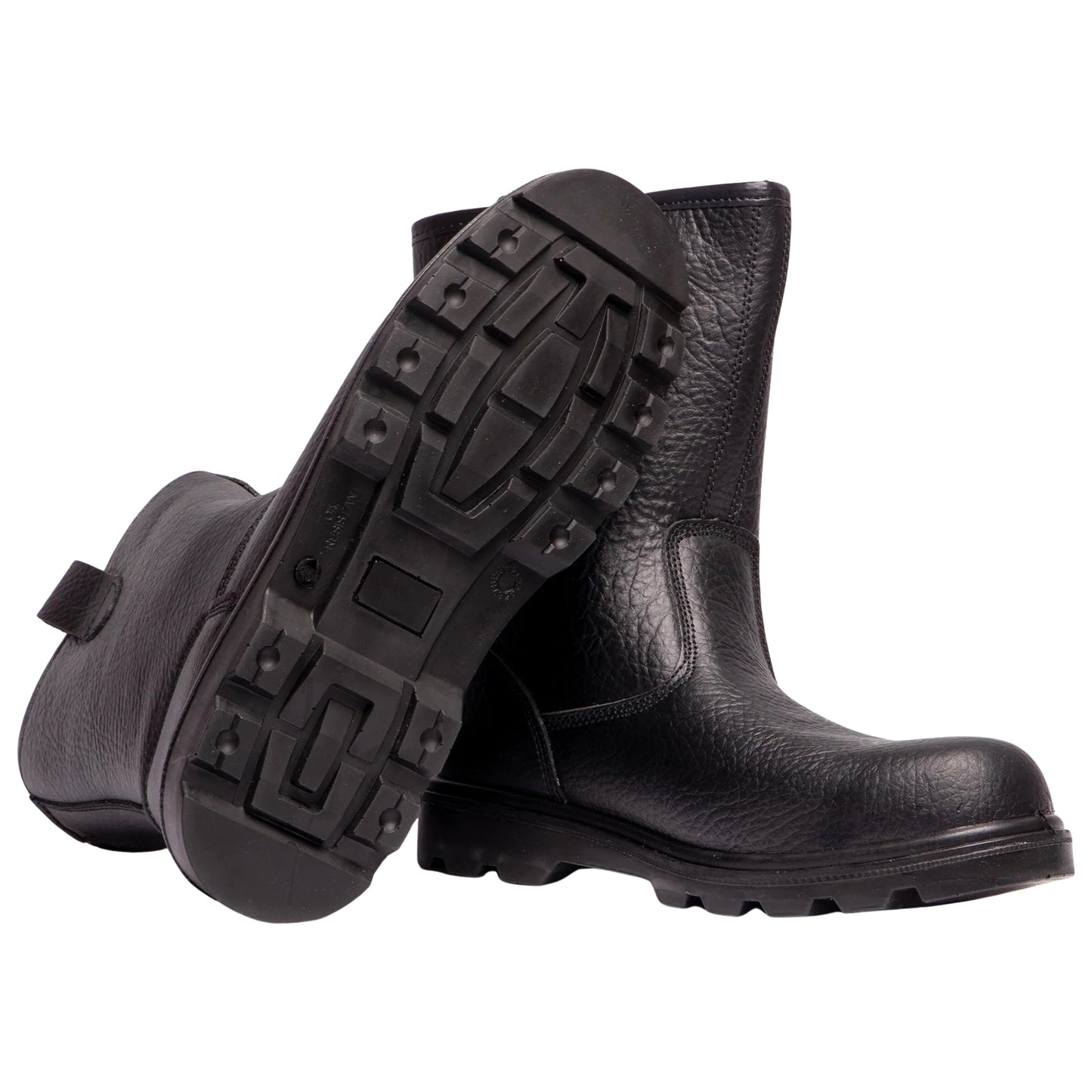 Grafters Steel Toe Safety Rigger Boots Black Tan M021