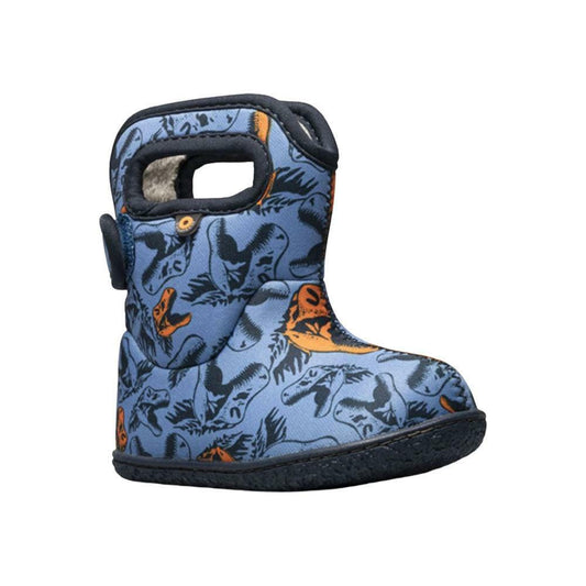 Baby BOGS Cool Dino Blue Multi Washable Warm Wellies Boots 72741I 460